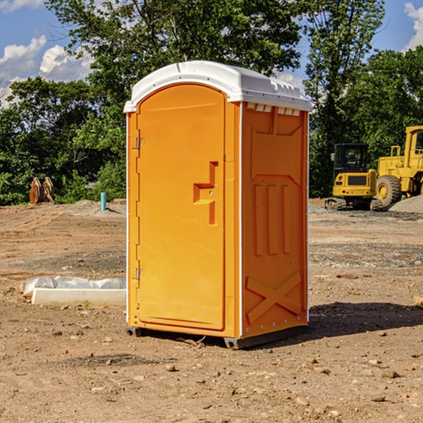 can i customize the exterior of the portable restrooms with my event logo or branding in Rock Island Tennessee